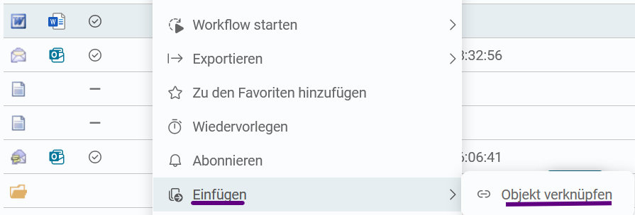 Verknüpfen
