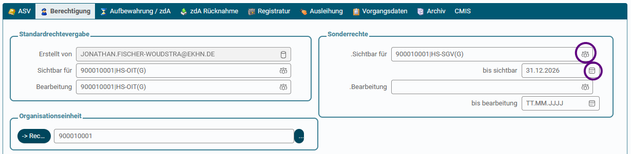 Sonderrechte