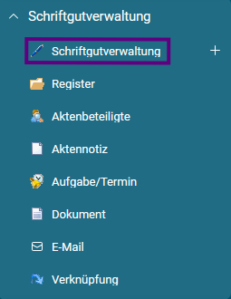 Schriftgutverwaltung